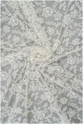 Romantischer Braut Spitzenstoff Off-White/ Blumen Spitzenstoff/ Blumenspitze/ Brautspitze Stoff// L20-070C