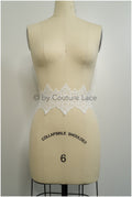 Boho crochet lace trim/ lace border/ bridal lace/ lace border for veil// T21-137