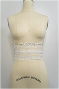 Crochet lace trim/ Guipure lace trim/ Bridal lace trim/ Boho wedding dress lace trim// T21-132