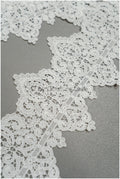 Boho crochet lace trim/ lace border/ bridal lace/ lace border for veil// T21-137