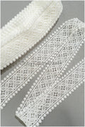 Boho lace trim off-white/ bridal lace trim/ lace veil trim/ bridal lace trim// T21-136