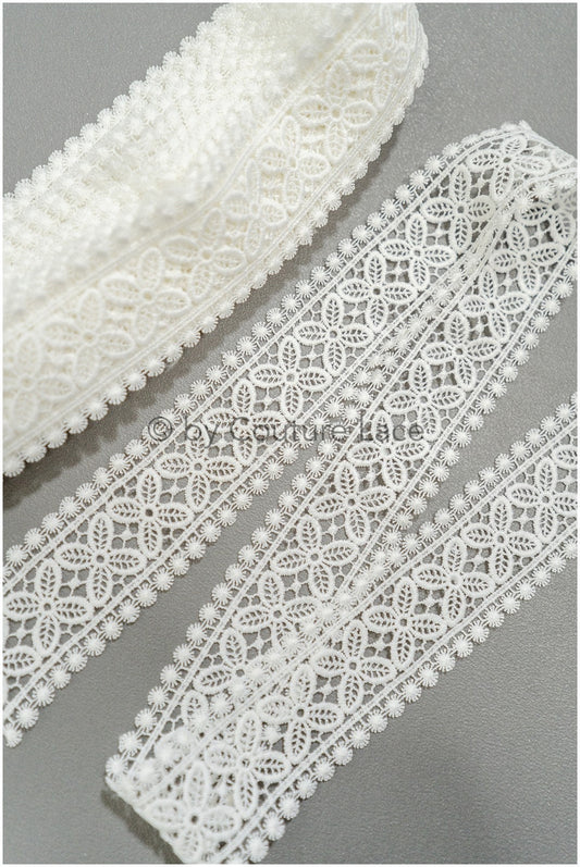 Boho lace trim off-white/ bridal lace trim/ lace veil trim/ bridal lace trim// T21-136