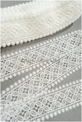 Boho lace trim off-white/ bridal lace trim/ lace veil trim/ bridal lace trim// T21-136
