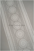 Beautiful crocheted lace border/ Guipure lace border off-white/ crocheted lace/ bridal lace border// T21-126