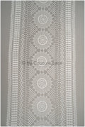 Beautiful crocheted lace border/ Guipure lace border off-white/ crocheted lace/ bridal lace border// T21-126