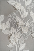 3D Blumen Applikationen, Braut Blumen Applikation, Braut Blumen Applikation, Hochzeitskleid Spitzen Applikation, Braut 3D Blumen Aufnäher// A21-064
