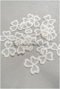 20pcs. 3D flowers for sewing/ 3D flower lace applique/ wedding dress lace applique/ bridal lace// A21-061A