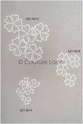 20pcs. 3D lace flowers for sewing on/ 3D flower lace applique/ wedding dress lace applique/ bridal lace// A21-061B