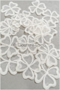 20pcs. 3D lace flowers for sewing on/ 3D flower lace applique/ wedding dress lace applique/ bridal lace// A21-061B