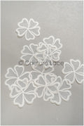 10pcs. 3D lace flowers for sewing on/ 3D flower lace applique/ wedding dress applique/ bridal lace// A21-061C
