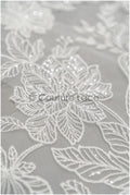 romantische BrautSpitze Blume, Braut Lace Aufnäher für Hochzeitskleid, Braut Blumen Spitzen Applikationen, Hochzeitskleid Spitze Aufnäher// A21-072