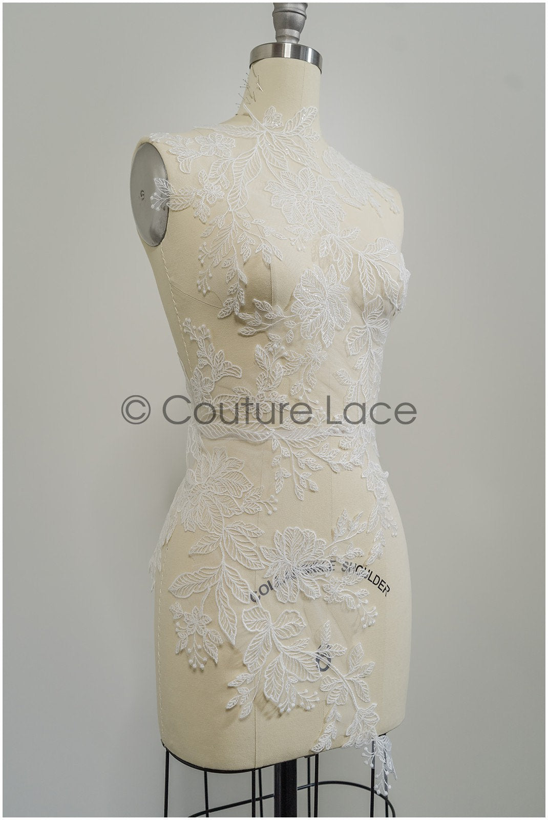 romantische BrautSpitze Blume, Braut Lace Aufnäher für Hochzeitskleid, Braut Blumen Spitzen Applikationen, Hochzeitskleid Spitze Aufnäher// A21-072