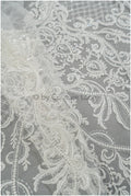 Orientalischer Spitzenstoff/ Couture Spitze/ Brautkleid Designerspitze/ Hochzeitskleid// L21-061N