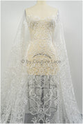 Orientalischer Spitzenstoff/ Couture Spitze/ Brautkleid Designerspitze/ Hochzeitskleid// L21-061N