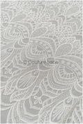 Boho lace fabric off-white/ bridal lace fabric for wedding dress/ geometric boho wedding lace// L21-202NRY