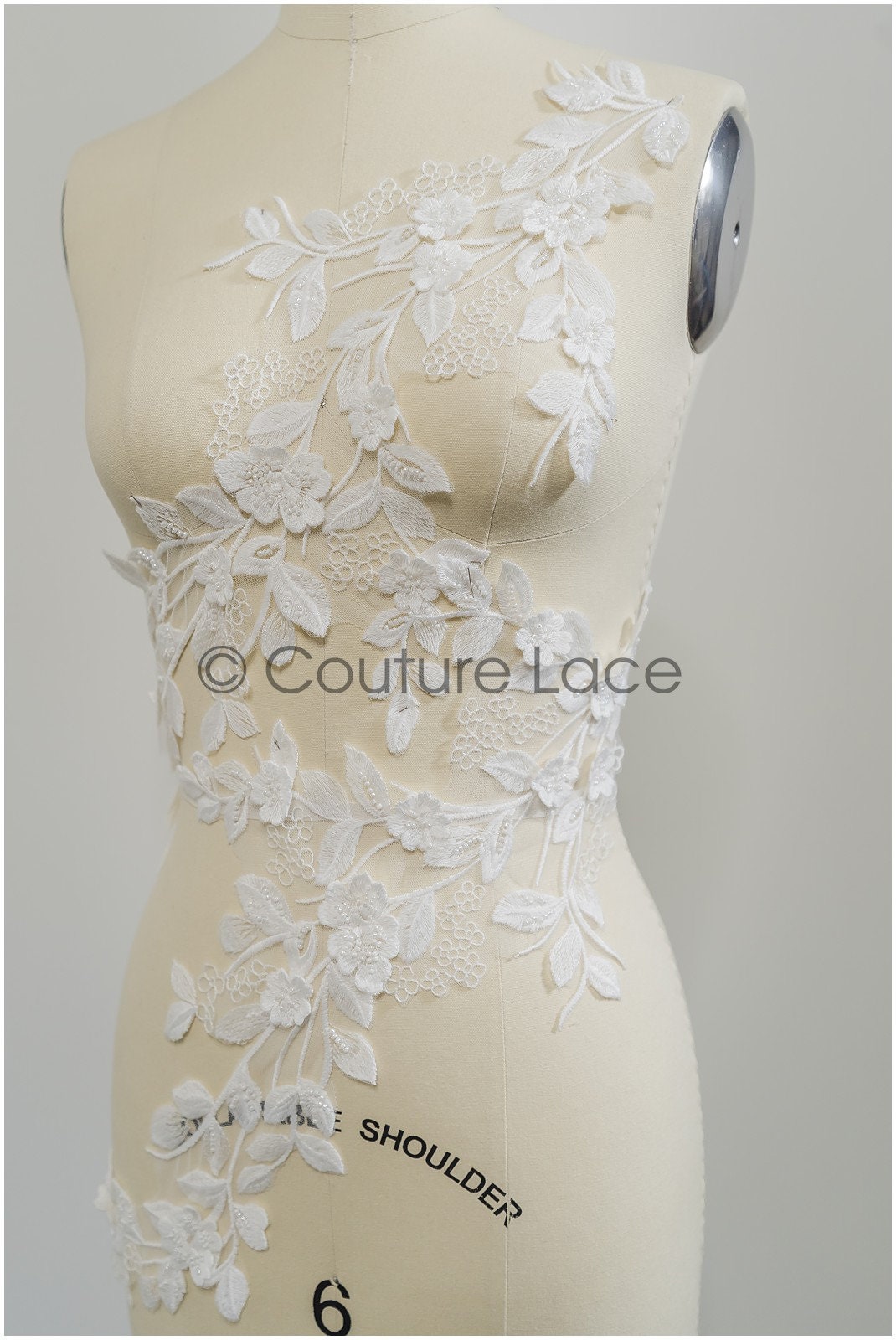 3D Blumen Applikationen, Braut Blumen Applikation, Braut Blumen Applikation, Hochzeitskleid Spitzen Applikation, Braut 3D Blumen Aufnäher// A21-064