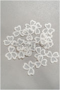 20pcs. 3D flowers for sewing/ 3D flower lace applique/ wedding dress lace applique/ bridal lace// A21-061A