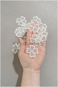 20pcs. 3D lace flowers for sewing on/ 3D flower lace applique/ wedding dress lace applique/ bridal lace// A21-061B