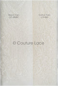 Orientalischer Spitzenstoff Off-White/ Hochzeitsspitze/ Braut Spitze/ Couture Spitze/ Hochzeitskleid Spitze// L19-050
