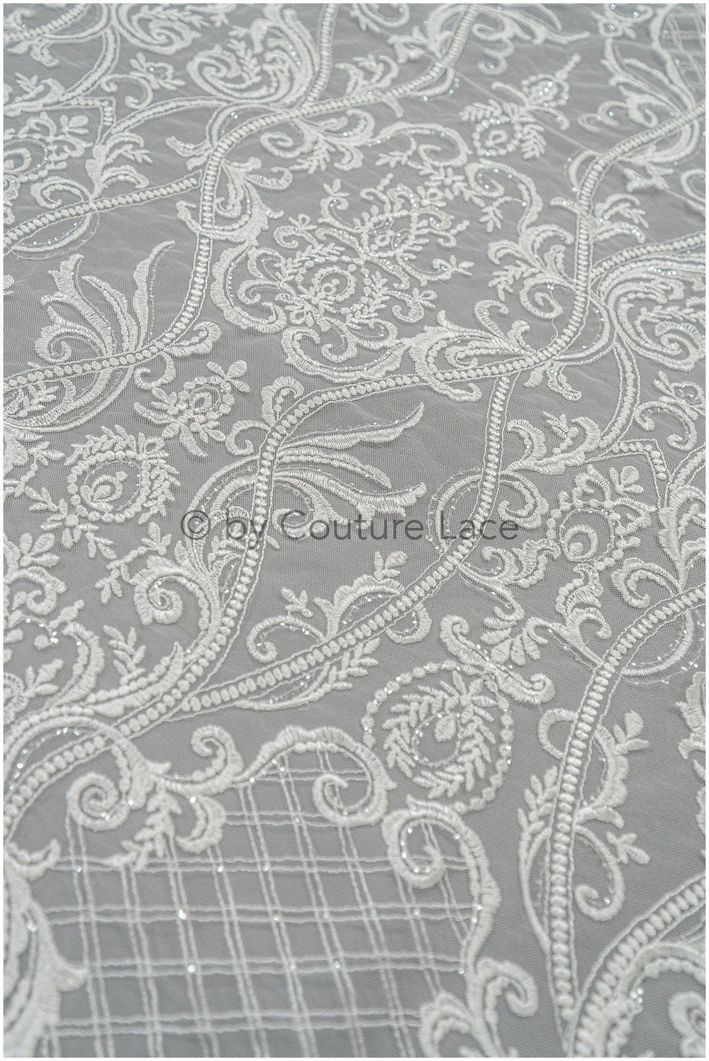 Orientalischer Spitzenstoff/ Couture Spitze/ Brautkleid Designerspitze/ Hochzeitskleid// L21-061N