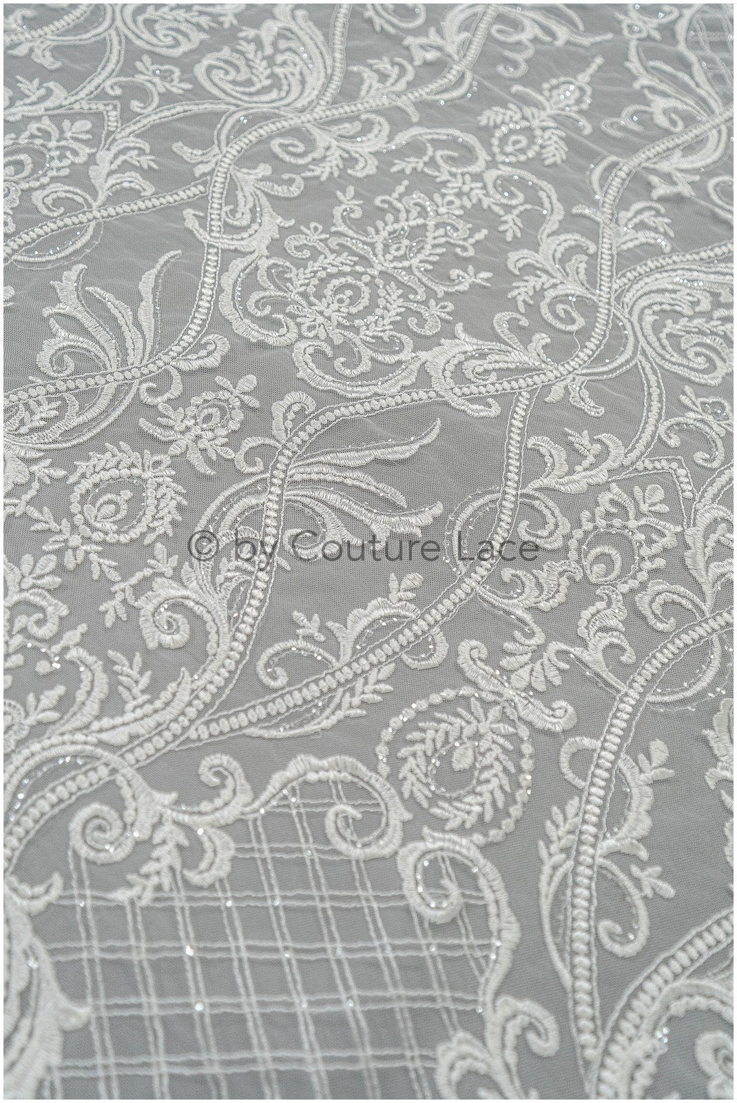 Orientalischer Spitzenstoff/ Couture Spitze/ Brautkleid Designerspitze/ Hochzeitskleid// L21-061N