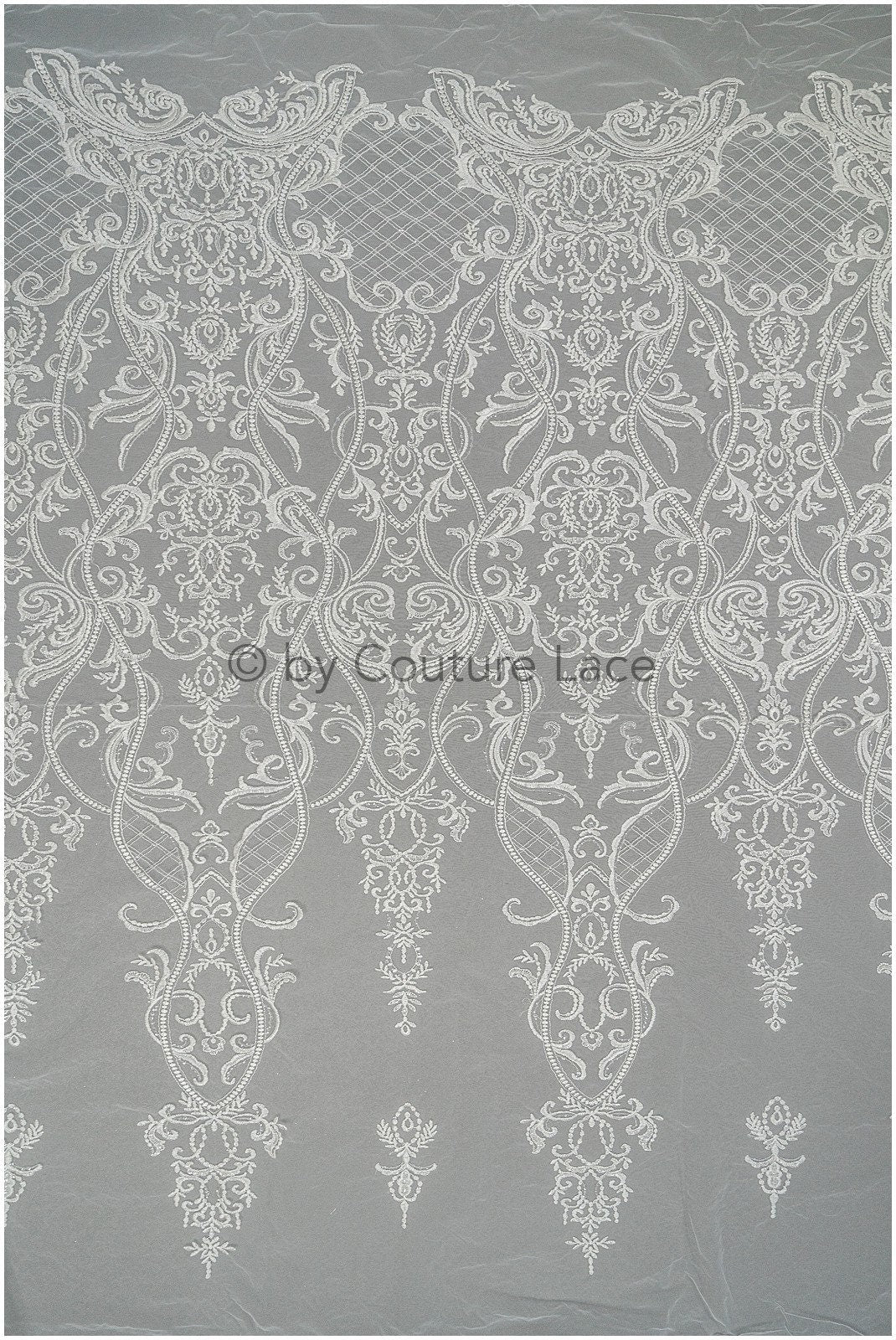 Orientalischer Spitzenstoff/ Couture Spitze/ Brautkleid Designerspitze/ Hochzeitskleid// L21-061N