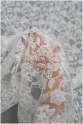 Romantischer Braut Spitzenstoff/ Off-White Spitzenstoff/ Braut Blumenspitze// L20-070