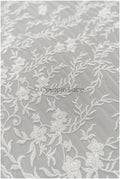 Perlen Brautspitzenstoff Off-White/ Spitzenstoff mit Perlen/ Braut Spitze/ floraler Spitzenstoff// L21-408