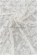 Bridal lace fabric off-white/ leaf lace fabric/ flower lace/ boho lace fabric/ boho bridal lace fabric// L21-409