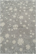 French lace fabric with pearls/ Off-white lace fabric/ Bridal lace with small flowers/ Floral lace// L21-126LB
