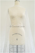 French floral lace/ bridal raschel lace/ French veil lace/ bridal chanitilly lace/ Edwardian lace fabric// L21-413