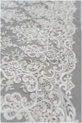 Luxus Spitzenstoff Off-White/ französische Brautspitze/ moderner verzierter Spitzenstoff/ Couture Braut Spitzenstoff/ Boho Spitzenstoff// L21-365