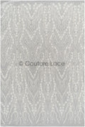 3D flower lace fabric/ pearl bridal lace fabric/ romantic floral lace fabric with 3D flowers // L21-024NBF