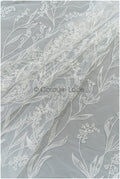 Maiglöckchen Spitzenstoff Off-White/ gestickte Braut Spitze/ zarte Maiglöckchen Spitze/ Brautspitze Stoff// L21-077
