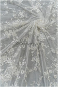 Romantischer Frühlingsblumen Spitzenstoff/ bestickte florale Spitze/ Braut Spitzenstoff// L21-109N