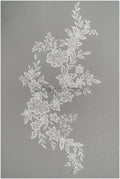3D Blumen Applikationen, Braut Blumen Applikation, Braut Blumen Applikation, Hochzeitskleid Spitzen Applikation, Braut 3D Blumen Aufnäher// A21-237