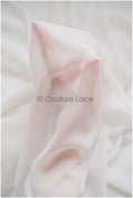 Very soft, flowing &amp; light bridal chiffon in off-white/ bridal chiffon fabric// R-125 