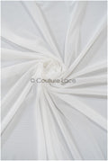 Exquisite off-white stretch fabric/ elegant stretch net tulle lace fabric/ flawless net tulle lace// R-127 