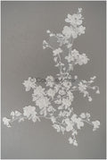 Perlen Spitzen Blumen Aufnäher, Blumen Applikation, SpitzenBlume Applikation, Hochzeitskleid Spitzen Applikation, Braut Blumen Aufnäher// A21-235