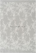 Blumen Spitzenstoff Off-White/ Braut Spitze/ Hochzeitskleid Spitzenstoff/ bestickter Spitzenstoff/ Spitzenschleier// L21-149C