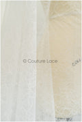 French floral lace/ bridal raschel lace/ French veil lace/ bridal chanitilly lace/ Edwardian lace fabric// L21-413