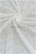 French floral lace/ bridal raschel lace/ French veil lace/ bridal chanitilly lace/ Edwardian lace fabric// L21-416 