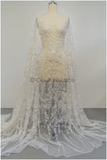 Perlen Brautspitze/ Blumen Couture Spitze Stoff/ Perlen Hochzeit Spitze/ Designer Couture Spitze/ Blumen Perlen Spitze// L21-176N