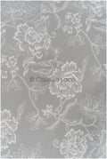 Romantischer Blumen Spitzenstoff/ bestickte Blumenspitze Off-White/ Hochzeitskleid Spitze/ Rosen Spitzenstoff/ Braut Spitze// L21-029N