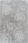 Romantischer Blumen Spitzenstoff/ bestickte Blumenspitze Off-White/ Hochzeitskleid Spitze/ Rosen Spitzenstoff/ Braut Spitze// L21-029N