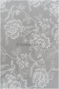 Romantischer Blumen Spitzenstoff/ bestickte Blumenspitze Off-White/ Hochzeitskleid Spitze/ Rosen Spitzenstoff/ Braut Spitze// L21-029N