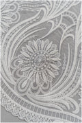 1.3yds Boho lace fabric off-white/ cotton bridal lace fabric/ boho wedding dress lace/ vintage bridal lace// L21-196N