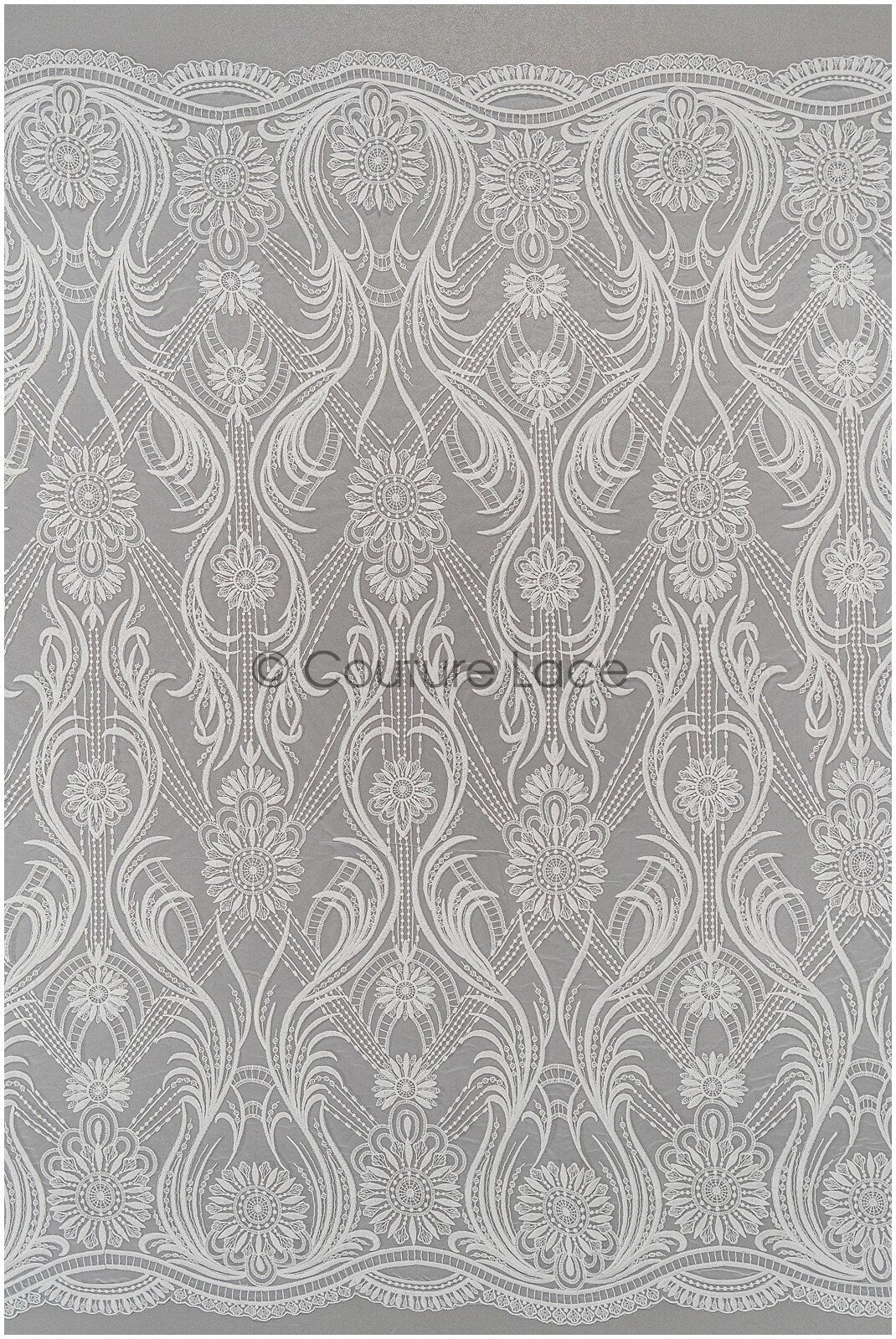 1.3yds Boho lace fabric off-white/ cotton bridal lace fabric/ boho wedding dress lace/ vintage bridal lace// L21-196N