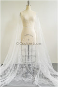 Romantischer Braut Spitzenstoff Off-White/ florale Spitze/ Dessous Spitze/ Brautspitze// L21-412