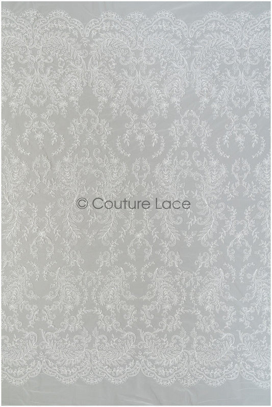 Romantischer Braut Spitzenstoff Off-White/ florale Spitze/ Dessous Spitze/ Brautspitze// L21-412